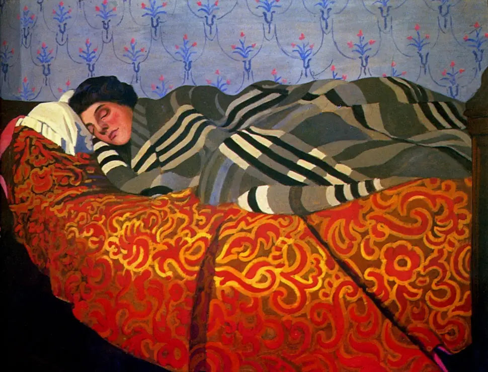 Femme couchée endormie - Félix Vallotton - Alpha Reproduction