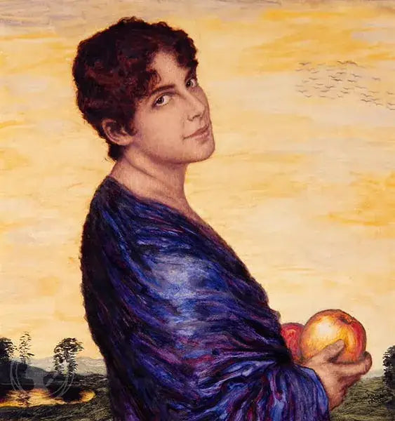 Žena v krajině - Franz Von Stuck