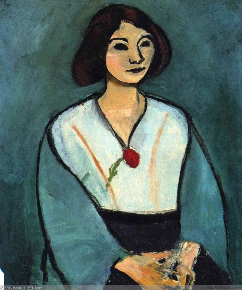 Žena v zeleném - Henri Matisse