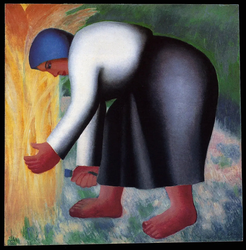 Žena kosařka II - Kazimir Malevich