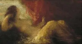 Nahá žena ležící - Henri Fantin-Latour