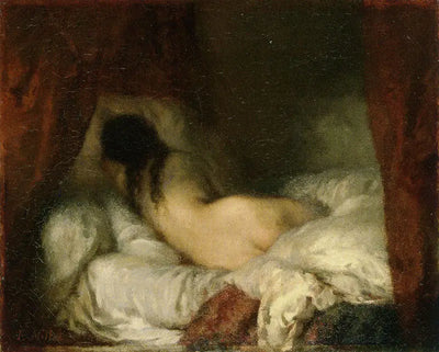 Femme nue couchée - Jean-François Millet - Alpha Reproduction
