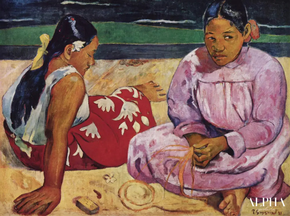 Femmes de Tahiti - Paul Gauguin - Reproductions de tableaux et peintures haut de gamme