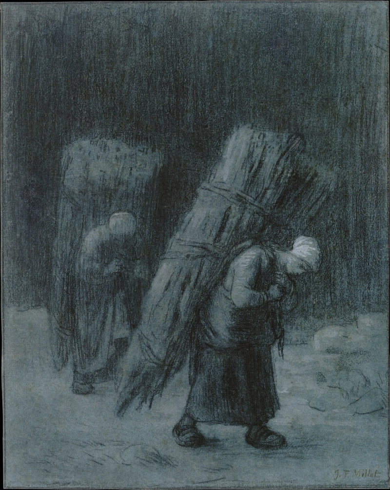 Ženy nesoucí snopy - Jean-François Millet