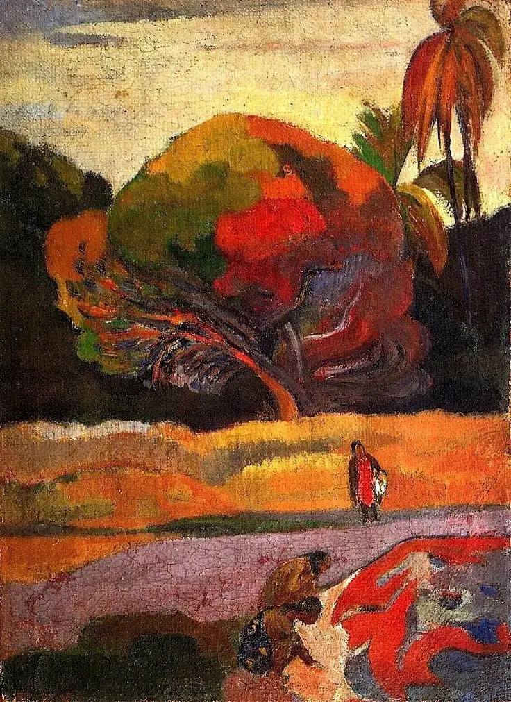 Reproduction du tableau « Femmes tahitiennes au bord de la rivière - Paul Gauguin » par Alpha Reproduction en peinture à l’huile