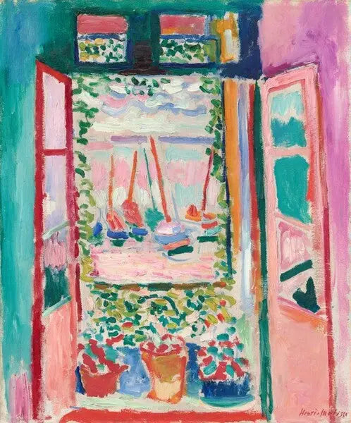 Otevřené okno, Collioure - Henri Matisse