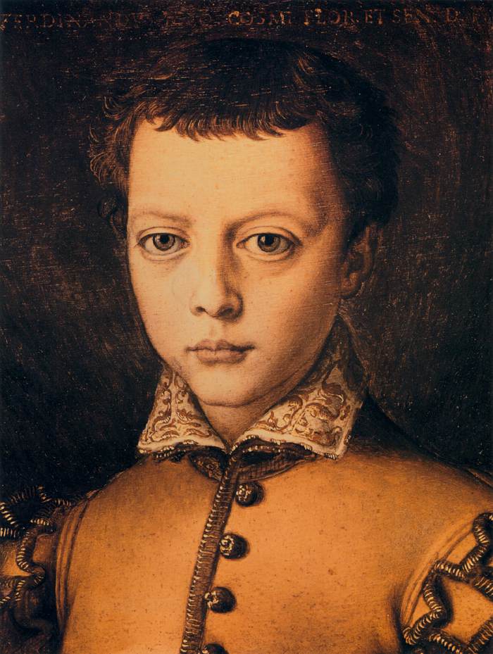 Ferdinand I. Medicejský jako dítě - Bronzino