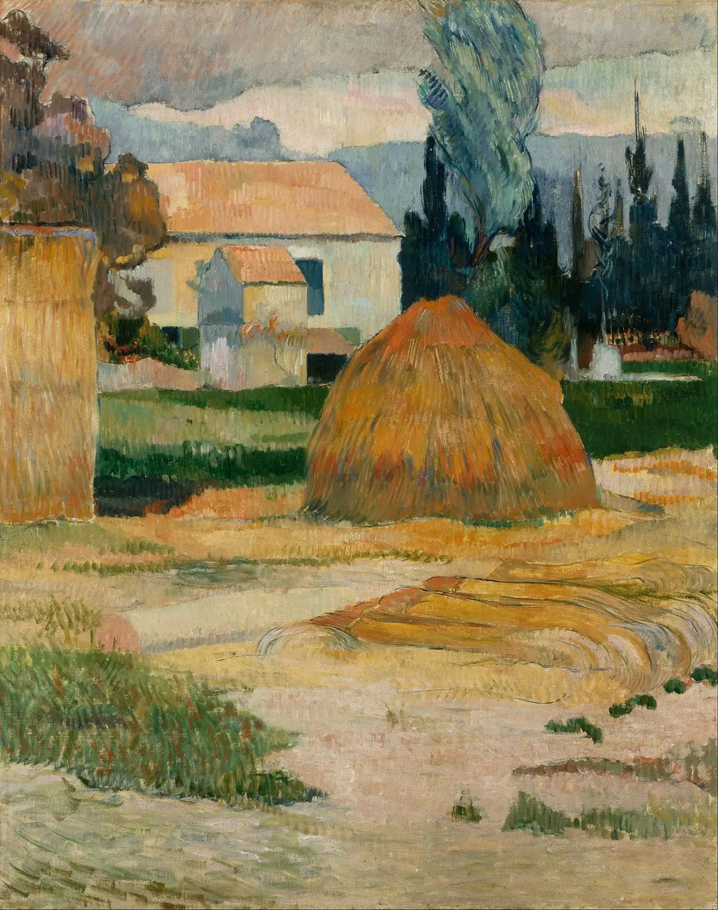 Reproduction du tableau « ferme à Arles - Paul Gauguin » par Alpha Reproduction en peinture à l’huile