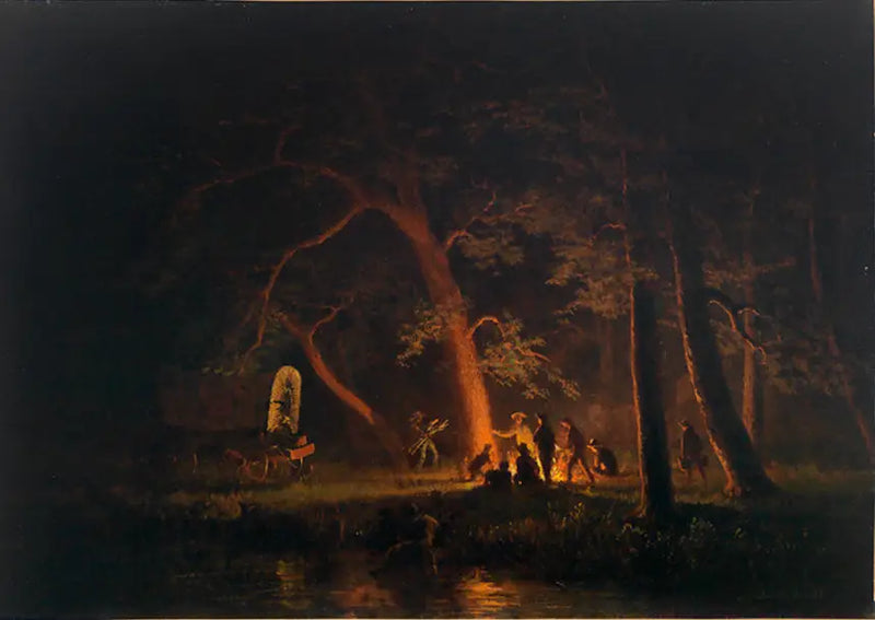 Táborák - Albert Bierstadt