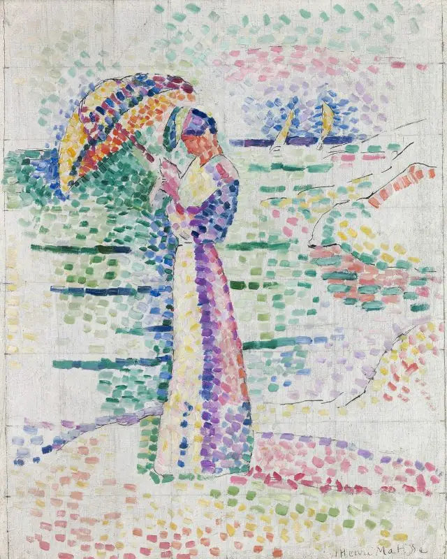 Postava s deštníkem - Henri Matisse