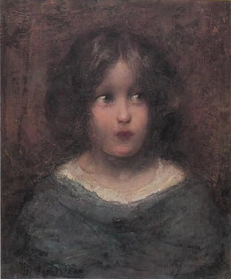 Dívka dívající se vlevo - Piet Mondrian