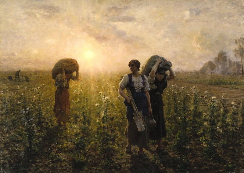 Konec práce - Jules Breton