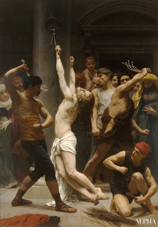 Flagellation de Notre Seigneur Jésus-Christ - William Bouguereau - Reproductions de tableaux et peintures haut de gamme