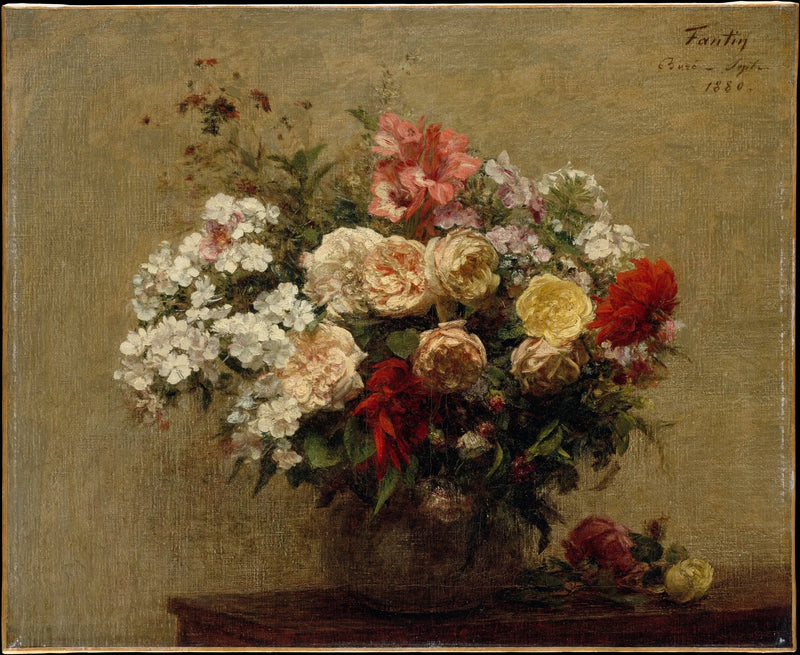 Letní květiny - Henri Fantin-Latour