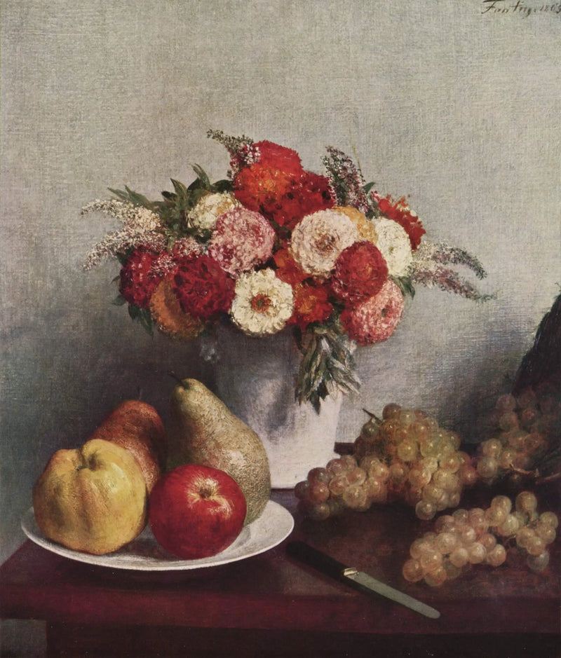 Květiny a ovoce - Henri Fantin-Latour