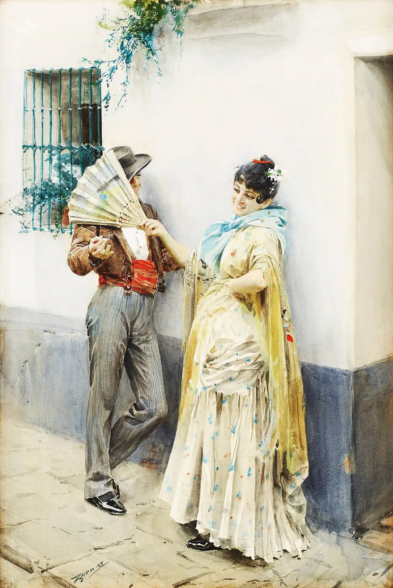Flirtování - Anders Zorn