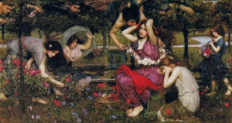 Flóra a zefýři - John William Waterhouse