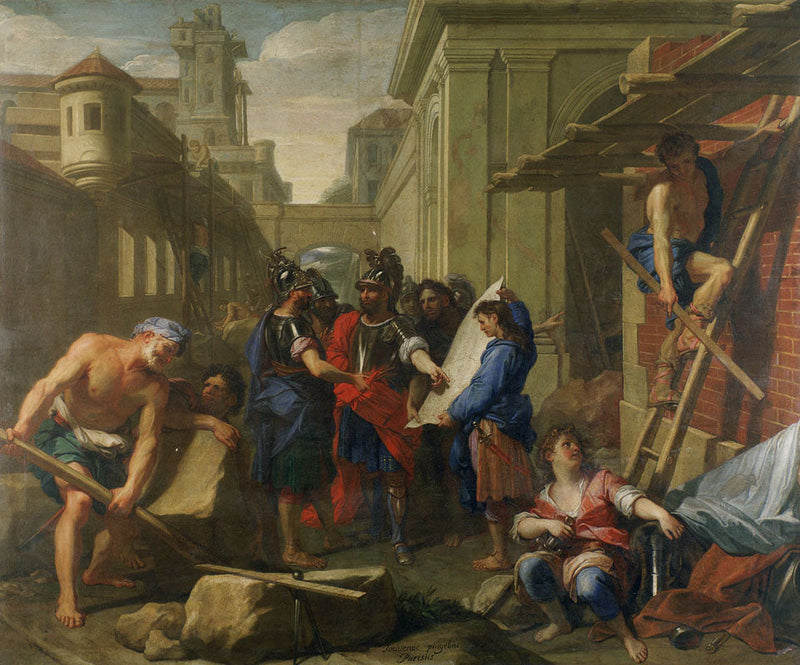 Základ města v Německu od Tektoságů - Jean-Baptiste Jouvenet