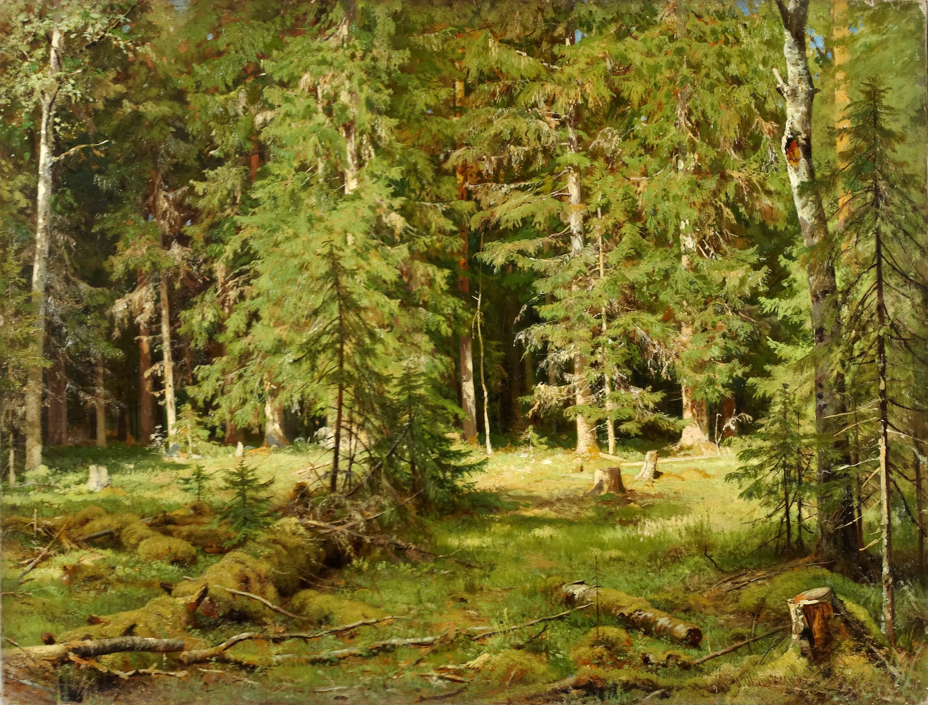 Forêt - Ivan Chichkine - Alpha Reproduction