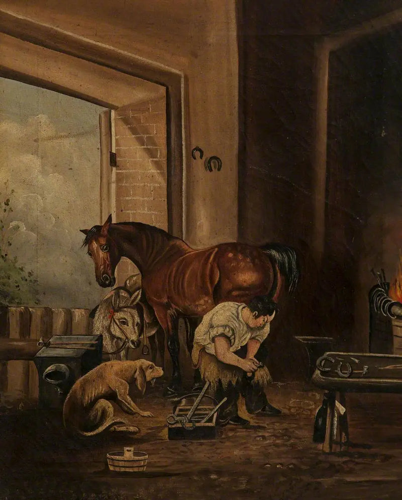 Kovář a kovářství - Edwin Henry Landseer