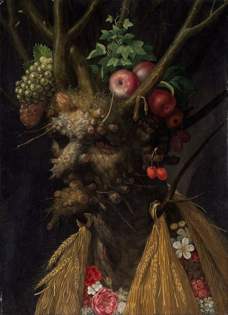 Čtyři roční období v jedné hlavě - Giuseppe Arcimboldo