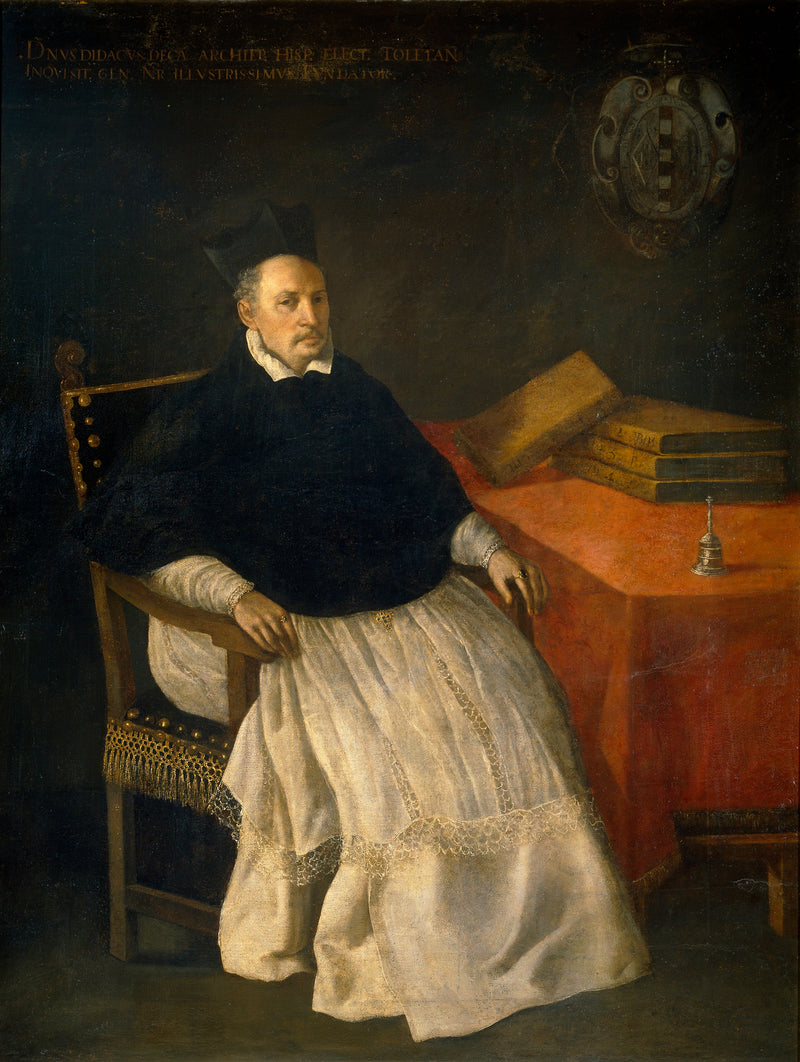 Fray Diego de Deza a Tavera, arcibiskup ze Sevilly - Francisco de Zurbarán