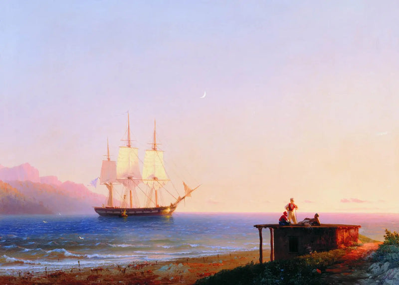 Větrná plachetnice - Ivan Aïvazovski