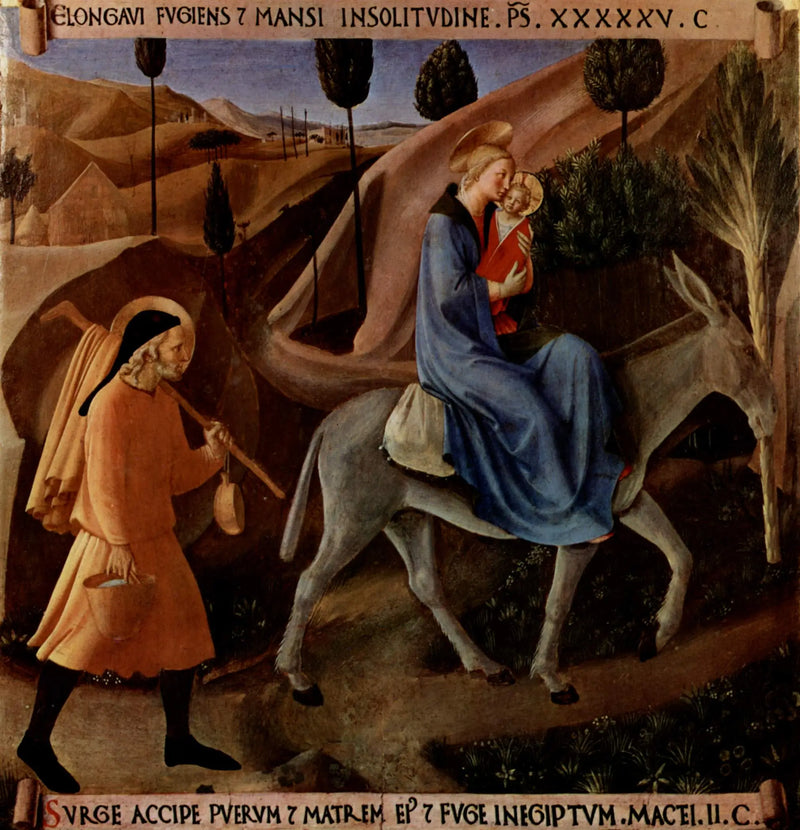 Útěk do Egypta - Fra Angelico