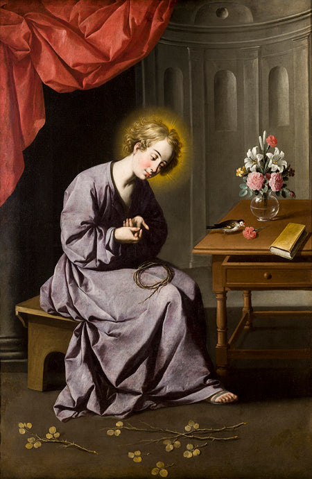 Chlapec s jehlicí - Francisco de Zurbarán