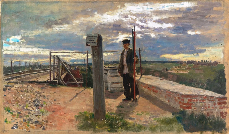 Garde ferroviaire. Khotkovo - Ilya Repin