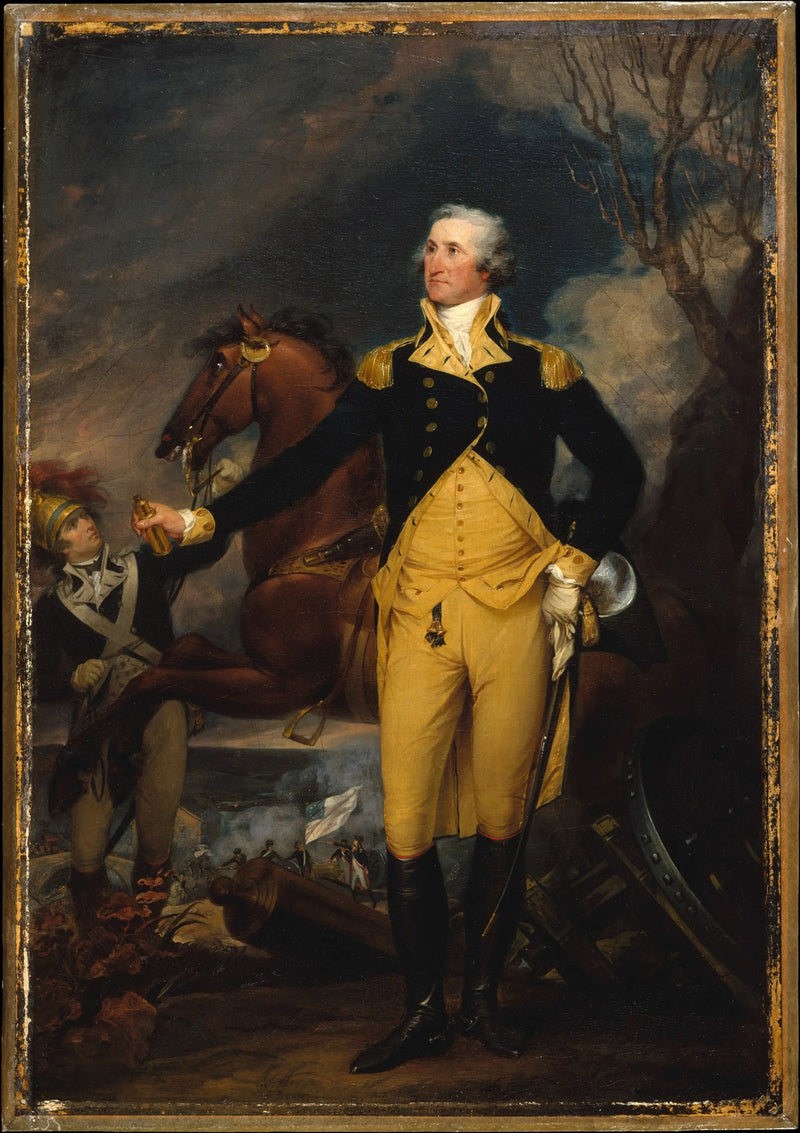 George Washington před bitvou u Trenton - John Trumbull