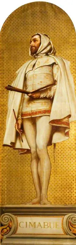 Giovanni Cimabue (1240–1302) (projekt pro mozaiku v Victoria and Albert Museum) - Frederic Leighton