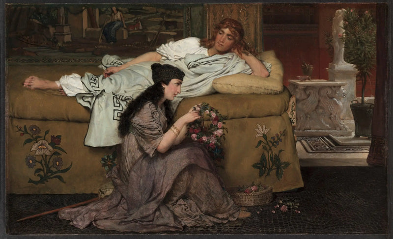 Glaucus et Nydia - Lawrence Alma-Tadema