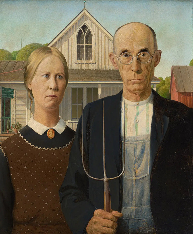 americký gotický - Grant Wood