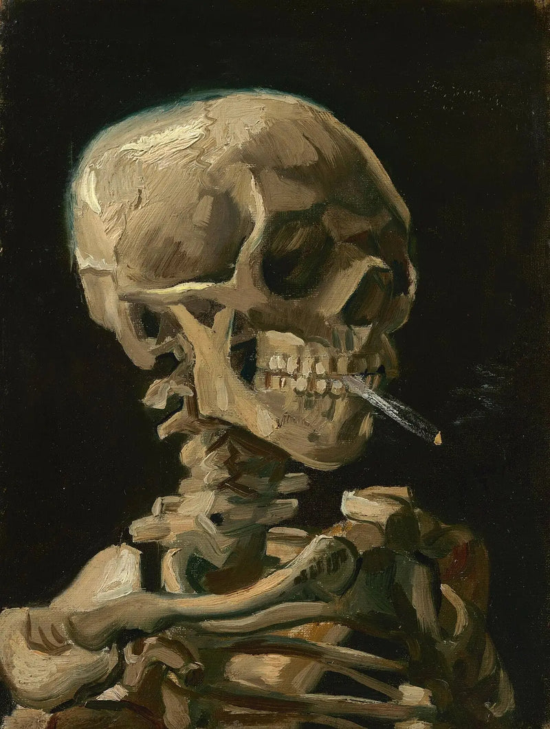 Jeřáb s zapálenou cigaretou - Vincent van Gogh
