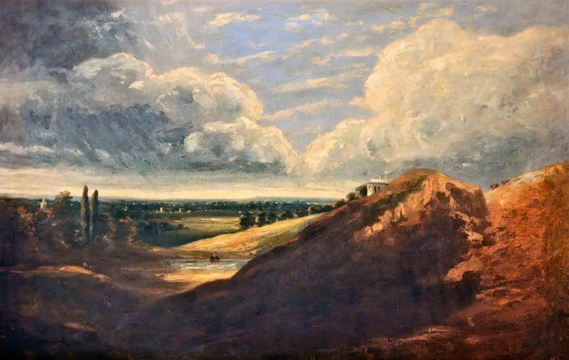 Hampstead Heath, jezírko Branch Hill - John Constable