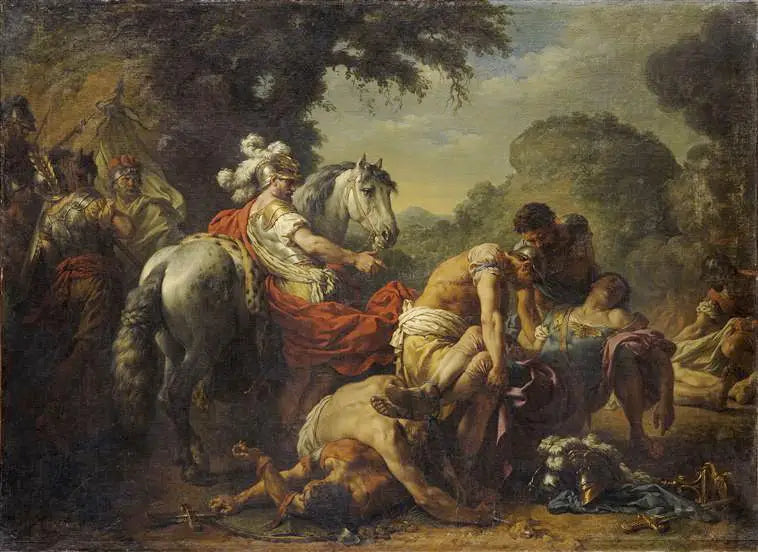 Hannibal, který našel tělo Marcelluse - Louis Jean François Lagrenée