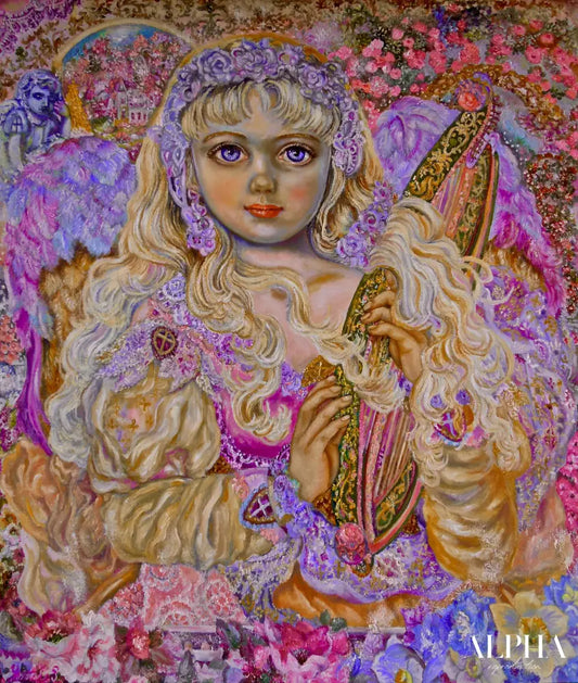 Herbal angel - Yumi Sugai Reproductions de tableaux à la peinture à l’huile