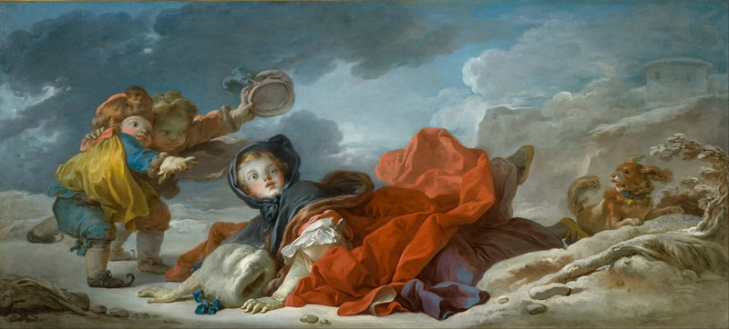 Zima - Jean-Honoré Fragonard