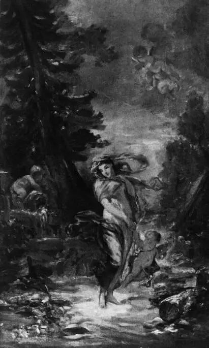 Zima - Jean-Honoré Fragonard