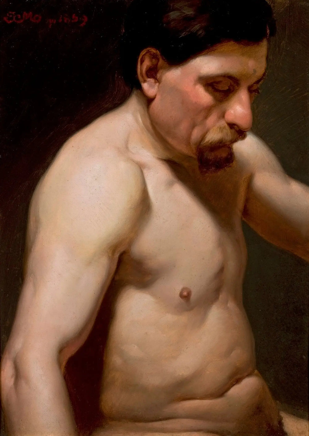 Homme à demi nu - Jan Matejko - Alpha Reproduction