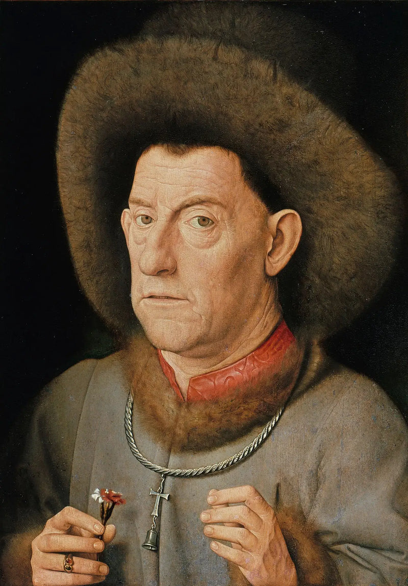 Muž s karafiátem - Jan van Eyck
