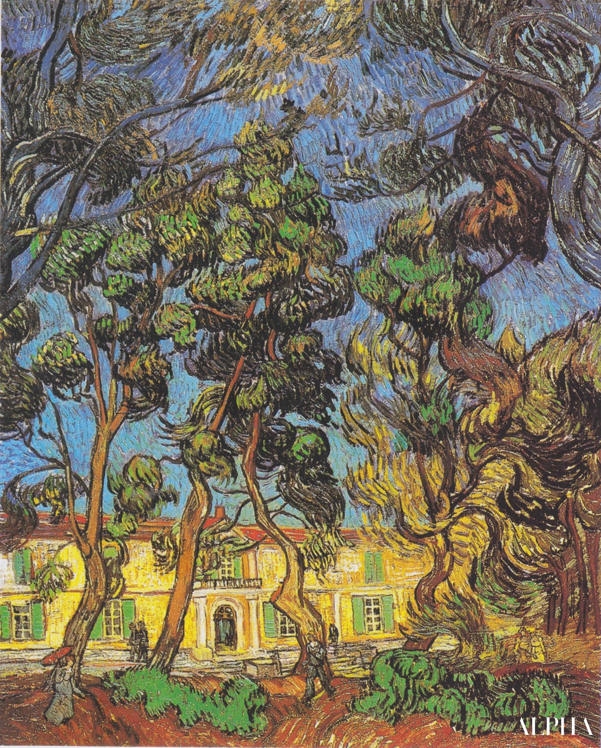 Hôpital de Saint-Rémy - Van Gogh - Reproductions de tableaux et peintures haut de gamme
