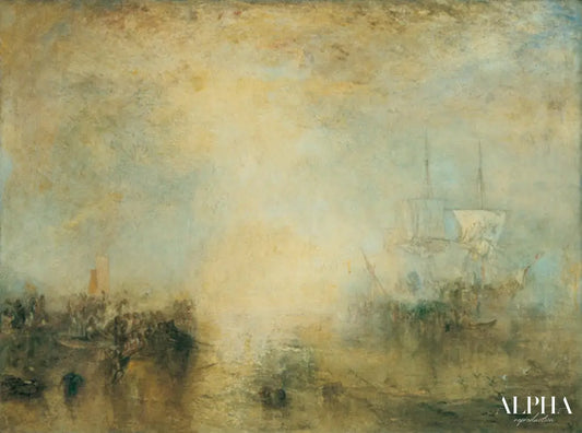 Hurra sur les baleines Erebus - William Turner - Reproductions de tableaux et peintures haut de gamme