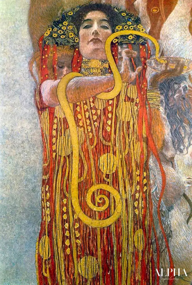 Hygieia Médecine Détail - Gustav Klimt - Reproductions de tableaux et peintures haut de gamme