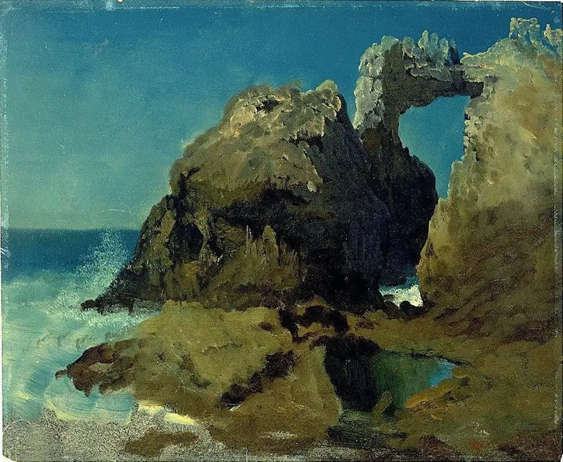 Ostrovy Farallon, Tichý oceán - Albert Bierstadt
