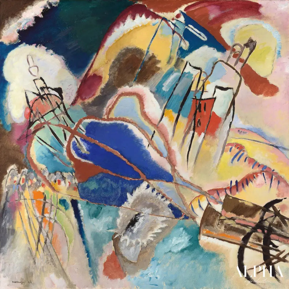 Improvisation 30 (Cannons) - Vassily Kandinsky - Reproductions de tableaux et peintures haut de gamme