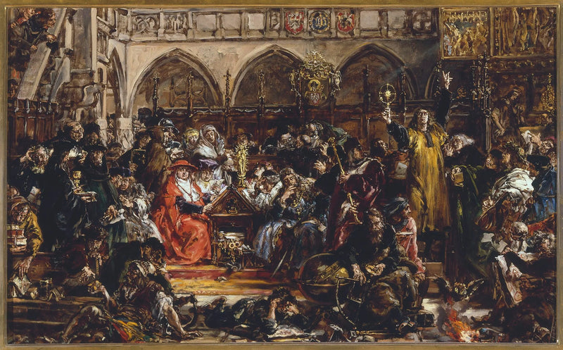 Vliv univerzity na zemi, podle série „Dějiny civilizace v Polsku“ - Jan Matejko