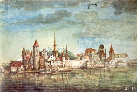 Innsbruck depuis le nord - Albrecht Dürer - Reproductions de tableaux et peintures haut de gamme