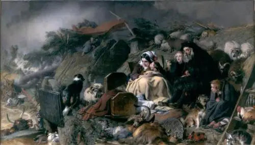 Povodně na vysokých horách - Edwin Henry Landseer